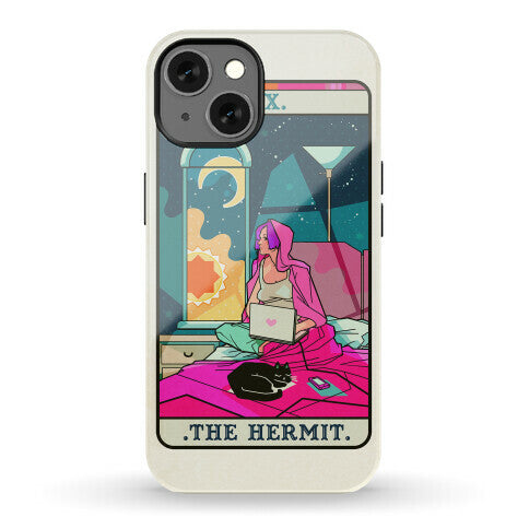 Hermit Tarot Card Phone Case